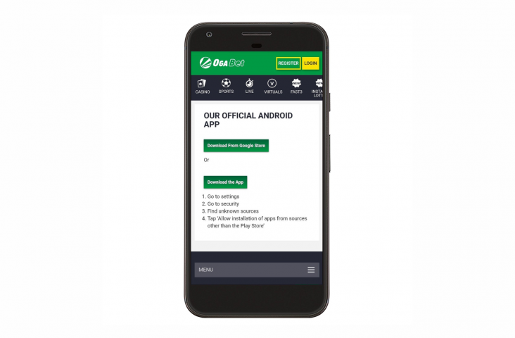 Oga bet app download