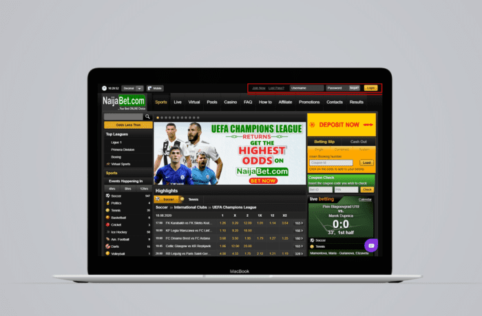  naijabet login