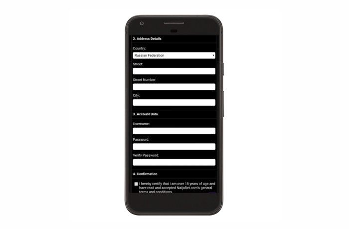  naijabet mobile register