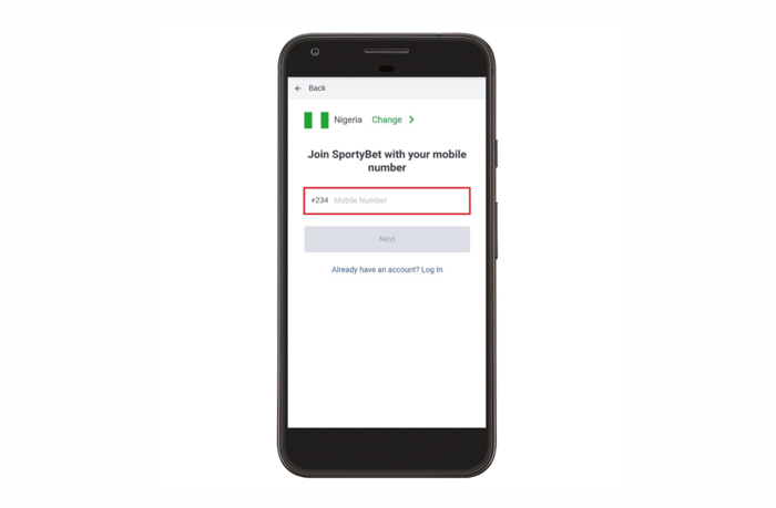  sportybet app register